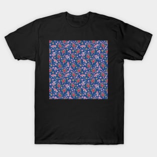 Candy Canes and Gumnuts - An Australian Christmas Print T-Shirt